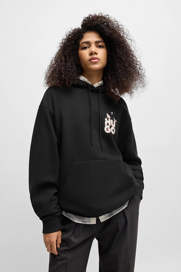 ΜΠΛΟΥΖΑ ΦΟΥΤΕΡ HUGO - 002 ΜΑΥΡΟ